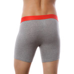 Seven7 Boxer Brief 2 Pack // Heather Light Grey (Large)