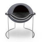 Hepper Pod Cat Bed // Grey, White, Silver