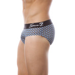 Seven7 Brief 2 Pack // Black & Blue (Small)