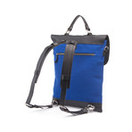 Messenger Tote (Blue + Black)