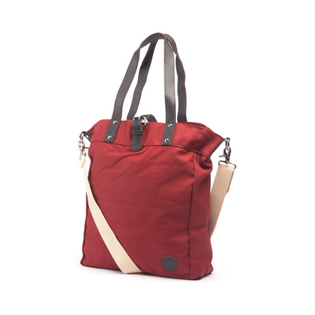 Tote (Cherry Red +  Dark Brown)