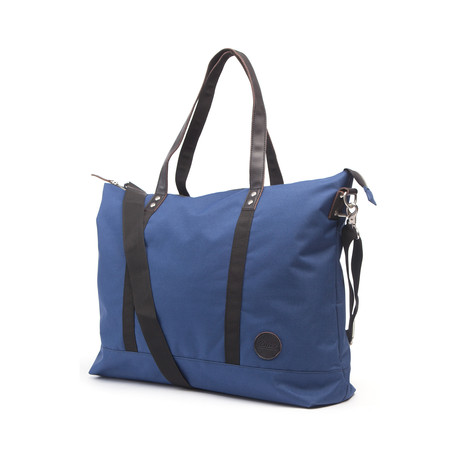 Zip Tote (Blue + Black)