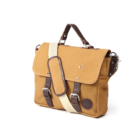 Briefcase Lite (Tan + Dark Brown)