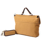 Briefcase Lite (Tan + Dark Brown)