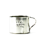 Classic Tin Cup // U.S. Stamp