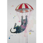 Lora Zombie // Parachute Cat (12"H x 8"W x 2"D)