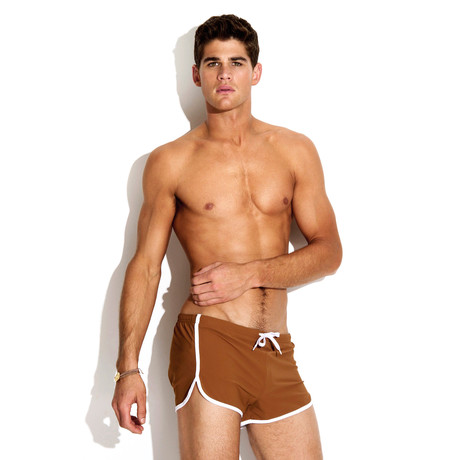 Trainer Swimsuit // Cognac (XS)
