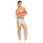 Zag and Zebra Trainer Swimsuit // White (M)