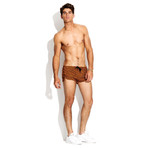 Cheetah + Tiger Trainer Swimsuit // Burnt Orange (XS)