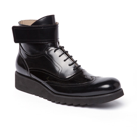 Wrap Wingtip Boot // Black (Euro: 41)