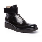 Wrap Wingtip Boot // Black (Euro: 44)