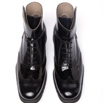 Wrap Wingtip Boot // Black (Euro: 44)