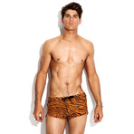 Tiger Trainer Swimsuit // Burnt Orange (XS)