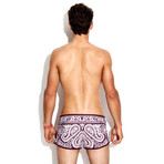 Bandana + Cherry Trainer Swimsuit // Red + Black (XS)