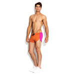 Two Tone Trainer Swimsuit // Burnt Orange + Orchid (M)