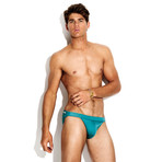Sport Lowrise Brief Swimsuit // Carribean Blue (XS)