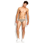 Lifeguard Lowrise Brief Swimsuit // Platinum (XS)