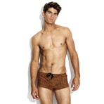 Cheetah Trainer Swimsuit // Burnt Orange (L)