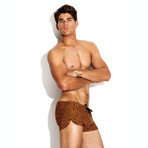 Cheetah Trainer Swimsuit // Burnt Orange (L)