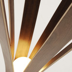 Iris Floor Lamp // Walnut