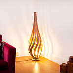 Tulip Floor Lamp // Walnut