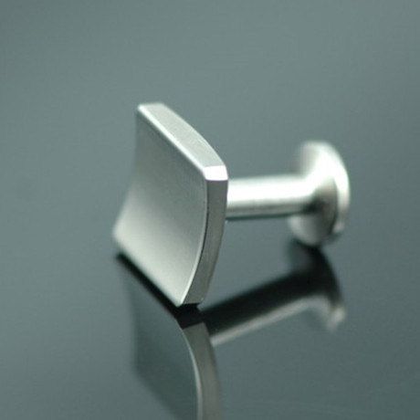 Titan Curved-In Cufflinks