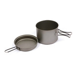 Machined Camping Pot + Pan (1350 mL)