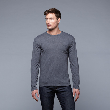 District Crew Neck T // Steel (S)