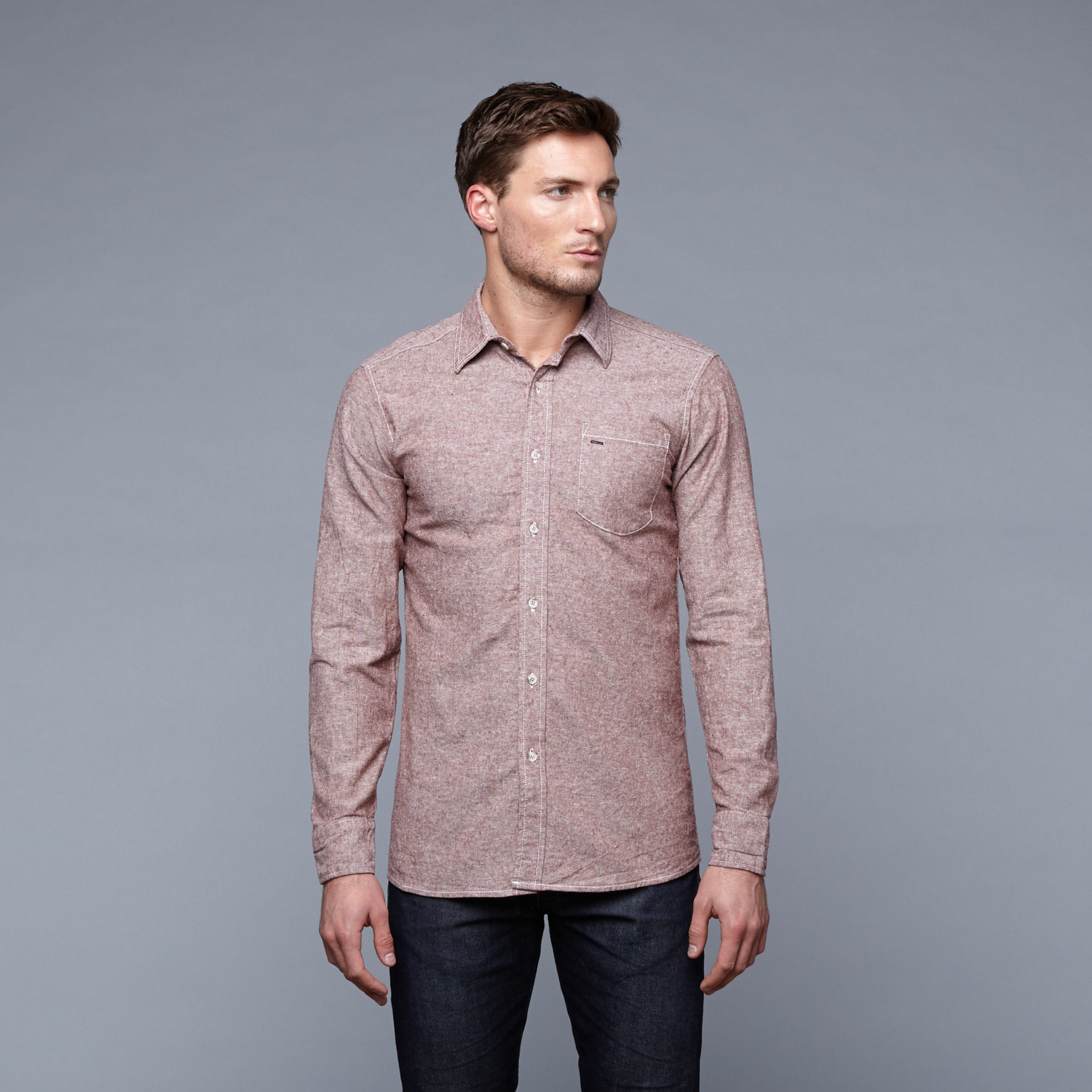 rust cord shirt