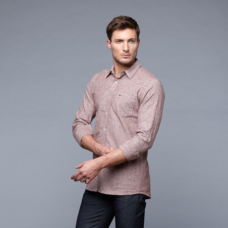 Linen Shirt // Rust (L)