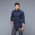 Papa's Shirt // Navy Classic Print (S)