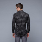 Papa's Shirt // Black Paisley Print (S)