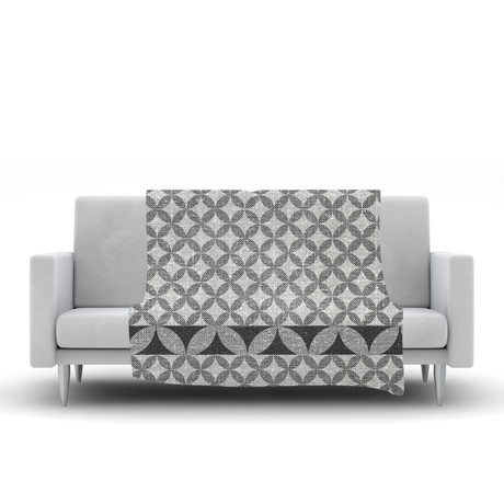 Fleece Blanket // Diamond Black (50" x 60")
