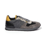 YLATI // Positano Sneakers // Grey Wool & Suede (Euro: 45)