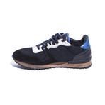 Positano Sneakers // Blue Wool & Suede (Euro: 42)