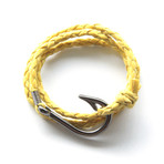 Nautical Hook Bracelet // Electric Yellow (Small)