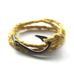 Nautical Hook Bracelet // Electric Yellow (Small)