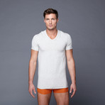 V-Neck Shirt // Heather Grey (M)