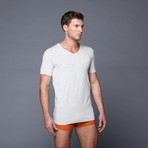 V-Neck Shirt // Heather Grey (M)