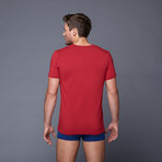 V-Neck Shirt // Crimson Red (M)