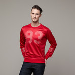 Mesh Crew T-Shirt // Red (L)