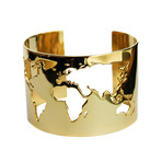 World Cuff (Gold Plated)
