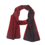 Off Grid Scarf // Red