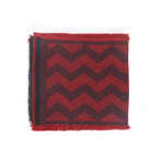 Chevron Scarf // Red