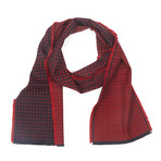 Halftone Scarf // Red