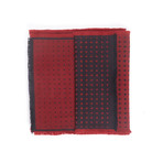 Halftone Scarf // Red