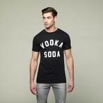 Vodka Soda Tee // Black (S)