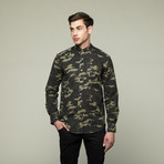 Woven Shirt // Woodland Camo (XL)