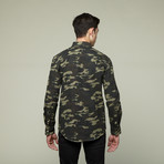 Woven Shirt // Woodland Camo (XL)