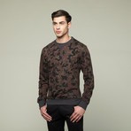 Camo Fleece Crew (M)